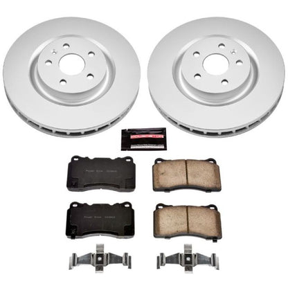 PowerStop Power Stop 12-13 Buick Regal Front Z17 Evolution Geomet Coated Brake Kit
