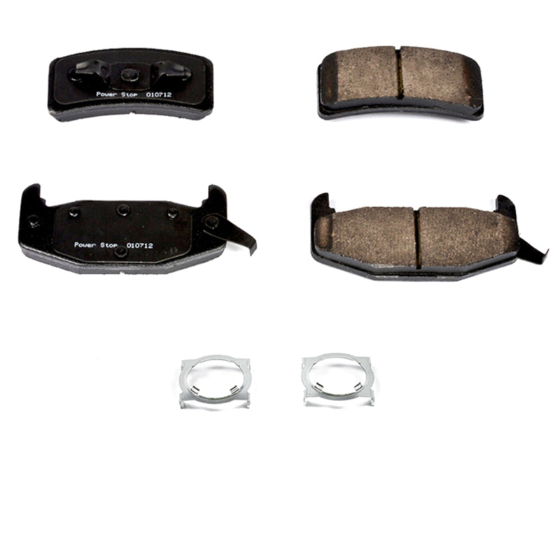 PowerStop Power Stop 88-93 Buick Regal Rear Z17 Evolution Ceramic Brake Pads w/Hardware