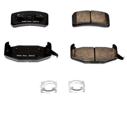 PowerStop Power Stop 88-93 Buick Regal Rear Z17 Evolution Ceramic Brake Pads w/Hardware