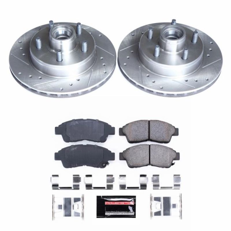 PowerStop Power Stop 95-97 Ford Ranger Front Z23 Evolution Sport Brake Kit