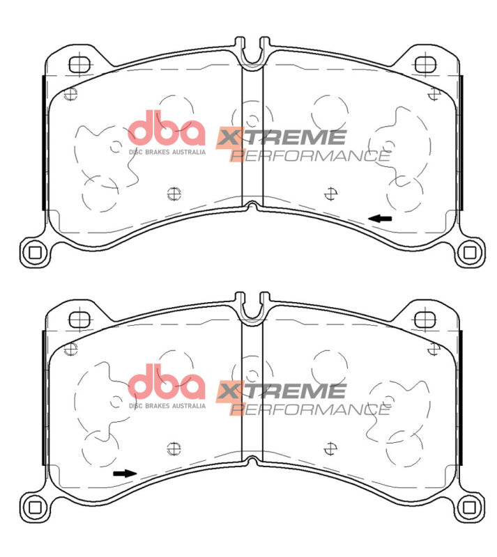 DBA 19-21 Audi e-tron Quattro w/400mm Front Rotor) Front XP Performance Brake Pads