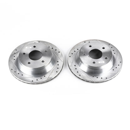PowerStop Power Stop 84-87 Chevrolet Corvette Front Evolution Drilled & Slotted Rotors - Pair