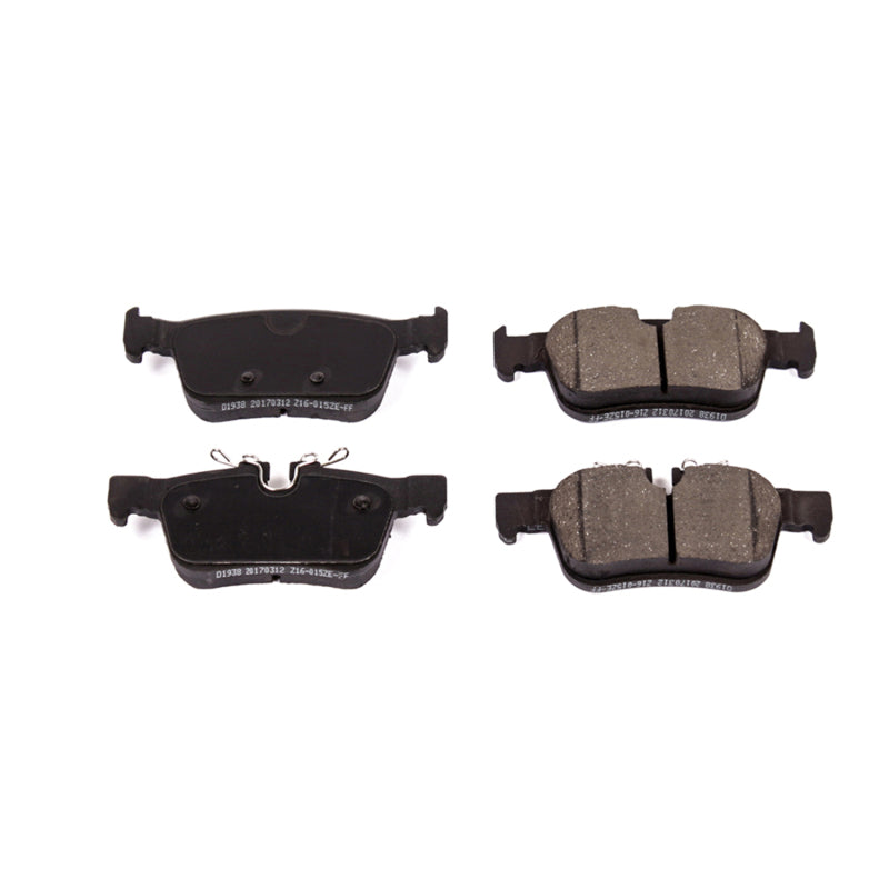 PowerStop Power Stop 2019 Volvo S60 Rear Z16 Evolution Ceramic Brake Pads