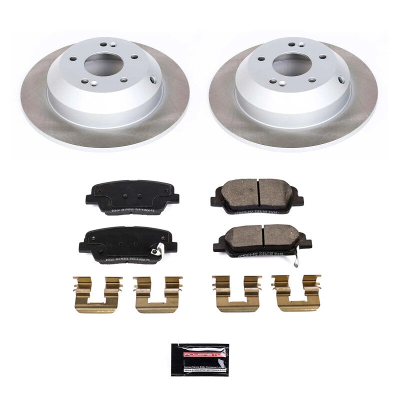 PowerStop Power Stop 2019 Hyundai Santa Fe XL Rear Semi-Coated Rotor Kit