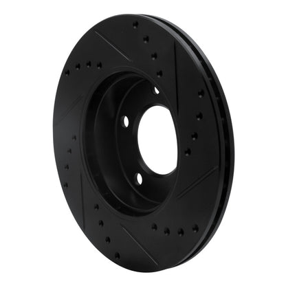 R1 Concepts R1 91-06 BMW 325I (USA/Canada) Front Left Drilled & Slotted Black Brake Rotor