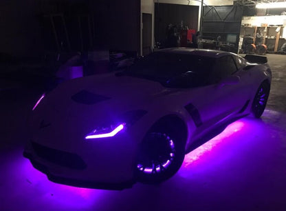 ORACLE Lighting Oracle Chevy Corvette C7 14-19 Dynamic DRL w/ Switchback Turn Signals - - Dynamic