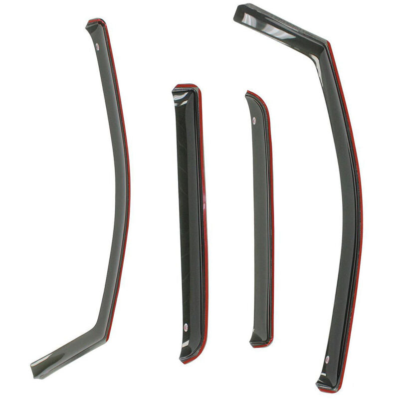 Westin 2010-2018 Toyota 4Runner In-Channel Wind Deflector 4pc - Smoke