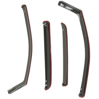Westin 2007-2013 Chevrolet/GMC Avalanche In-Channel Wind Deflector 4pc - Smoke