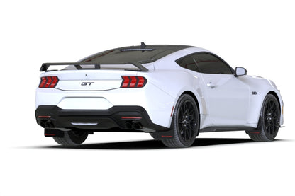 Rally Armor 24-26 Ford Mustang Black UR Mud Flap w/ Red Logo