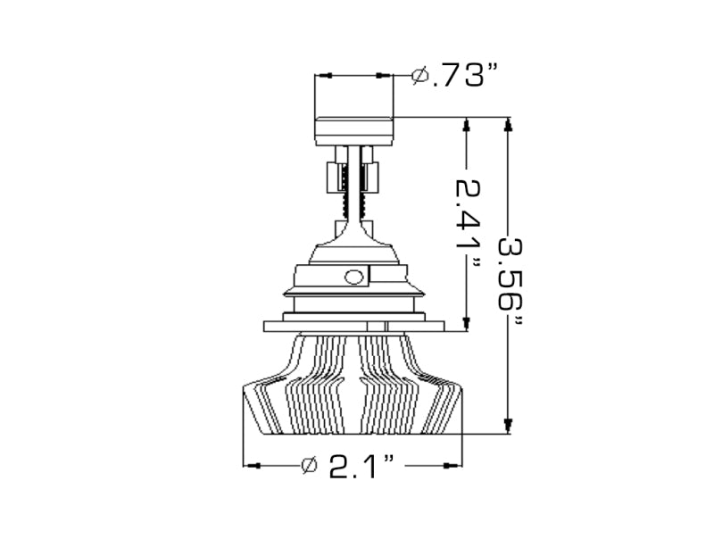 ORACLE Lighting Oracle 9004 4000 Lumen LED Headlight Bulbs (Pair) - 6000K