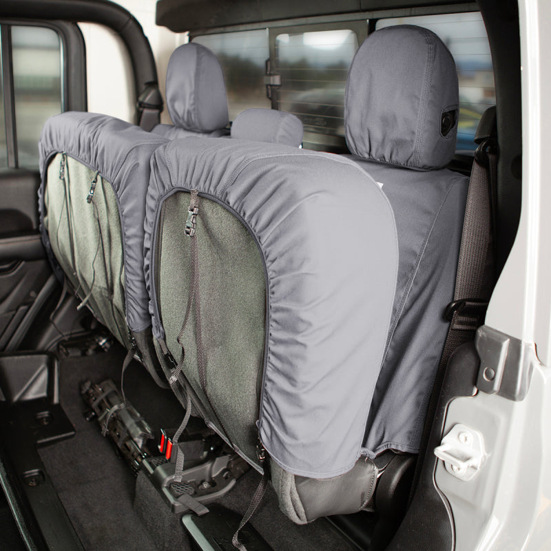 Covercraft 11-23 Dodge Durango Carhartt SeatSaver Custom Second Row Seat Covers - Gravel