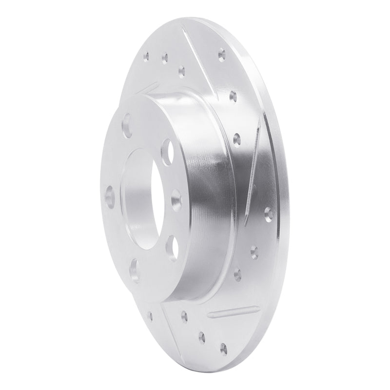 R1 Concepts R1 98-24 Audi A1 (Mexico) Rear Right Drilled & Slotted Silver Brake Rotor