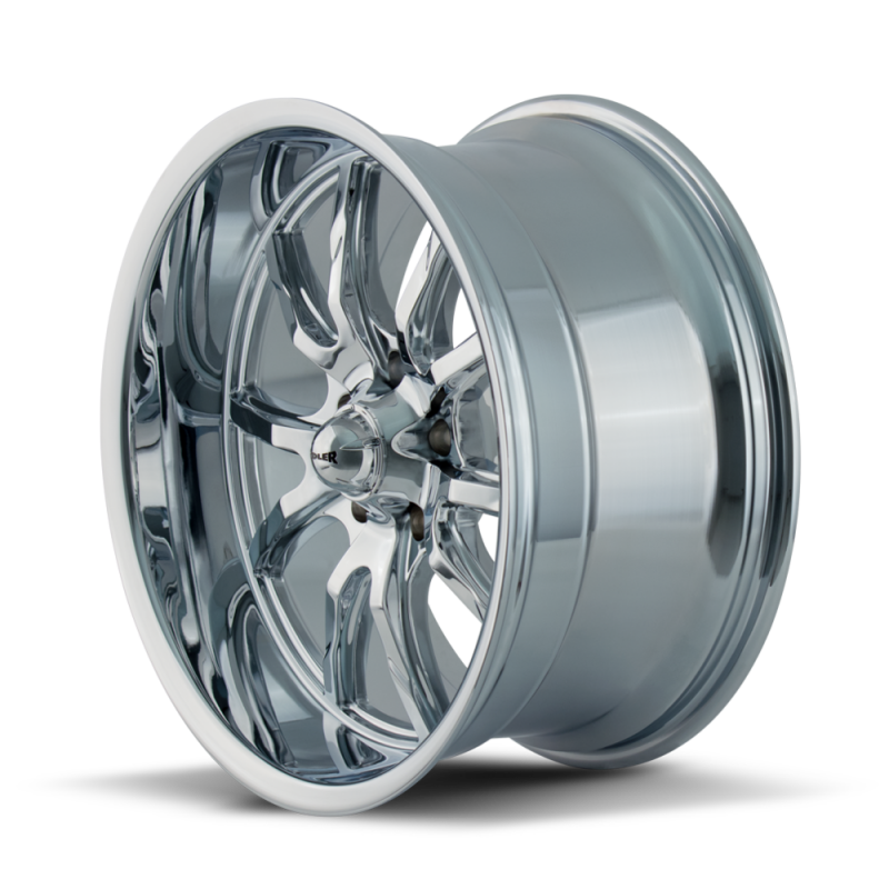 Ridler Wheels Ridler 650 20x8.5 / 5x120.65 BP / 0mm Offset / 83.82mm Hub Chrome Wheel