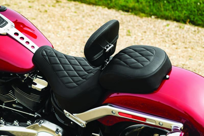 Mustang Motorcycle Mustang Harley Sissy Bar Pad for HD Detachable Sissy Bar(9 inch x 8 inch) - Black