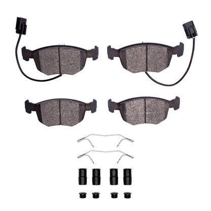 R1 Concepts R1 98-99 Ford Contour Front Optimum OE Pads & Hardware Kit