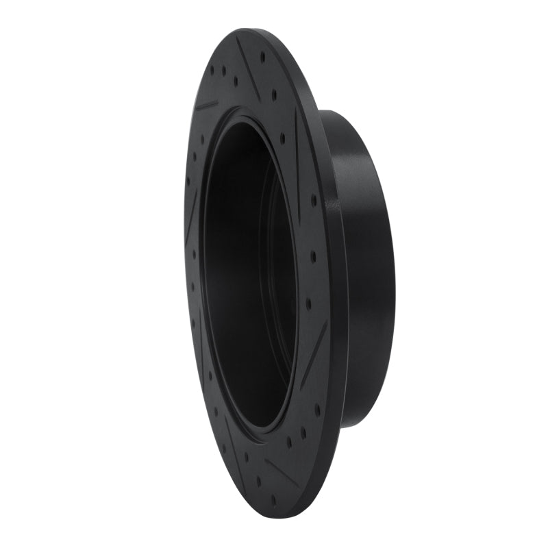 R1 Concepts R1 04-11 Mitsubishi Grandis (Mexico) Rear Left Drilled & Slotted Black Brake Rotor