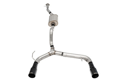 CORSA Performance Corsa 21-25 Ford Bronco 2.3L 4-Door 2.75in Cat-Back Dual Rear Exhaust w/ 4in Straight-Cut Black Tips