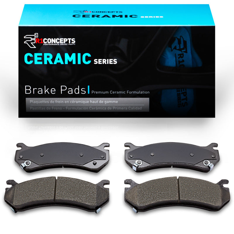 R1 Concepts R1 99-13 Cadillac Escalade ESV Front/Rear R1 Ceramic Brake Pads