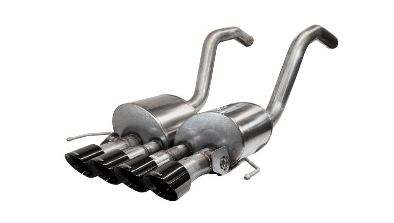 CORSA Performance Corsa 2015-2019 Chevrolet Corvette C7 Z06 6.2L 2.75in Xtreme Axle-Back w/ Dual NPP & Quad Black Tips