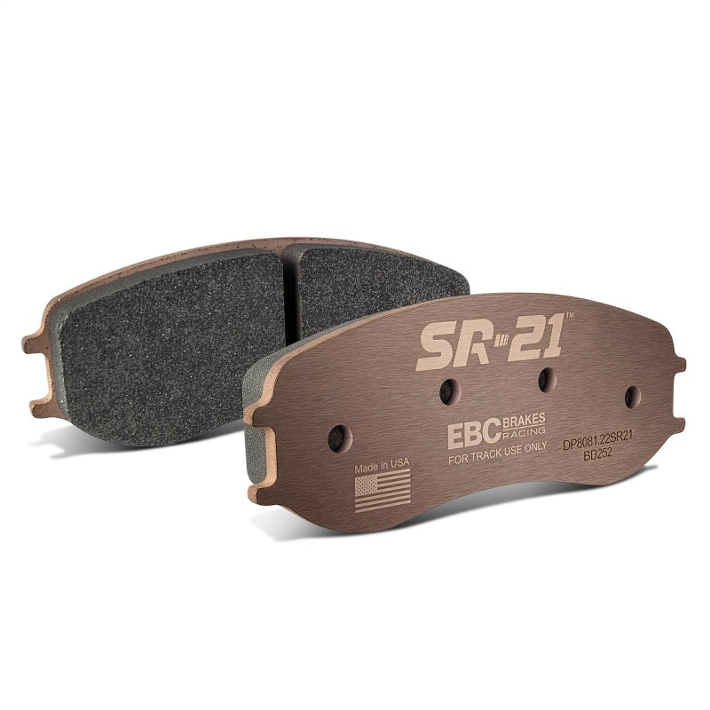 EBC Racing Porsche 718 Cayman GT4 Clubsport (PFC Brakes) SR-21 Sintered Race Front Brake Pads
