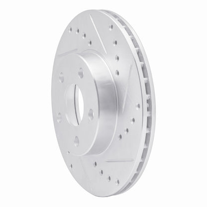 R1 Concepts R1 90-05 Buick Skylark Front Right Drilled & Slotted Silver Brake Rotor