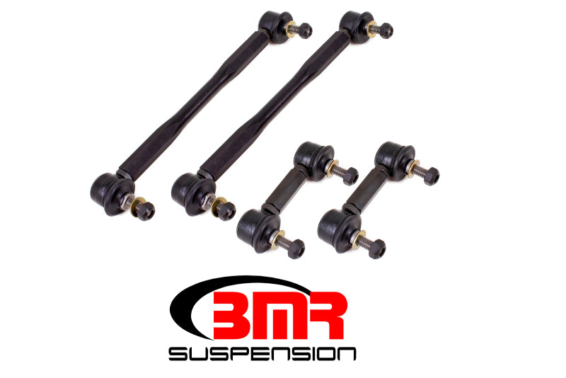 BMR Suspension BMR 14-17 Chevy SS Front and Rear Sway Bar End Link Kit - Black