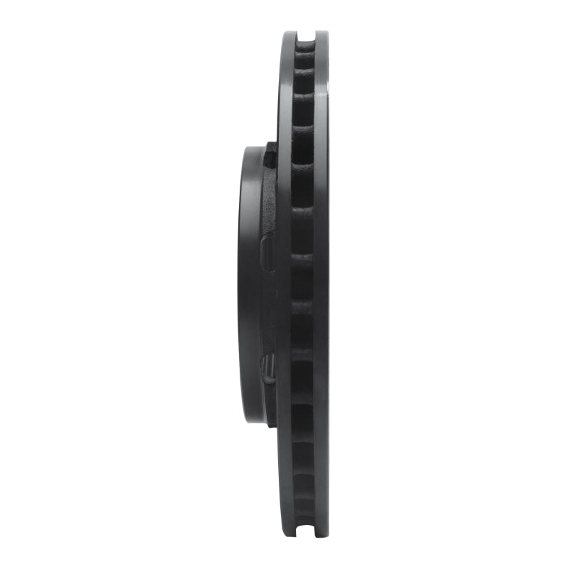 R1 Concepts R1 00-04 Volvo V40 Front Right Drilled & Slotted Black Brake Rotor