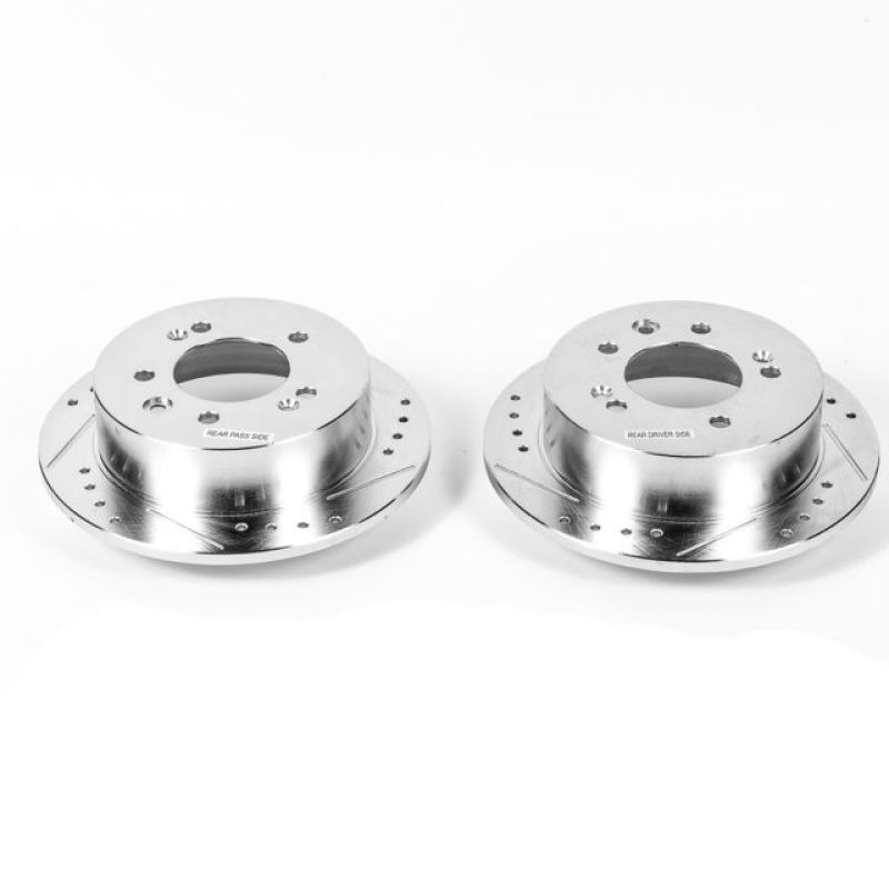PowerStop Power Stop 07-10 Hyundai Elantra Rear Evolution Drilled & Slotted Rotors - Pair