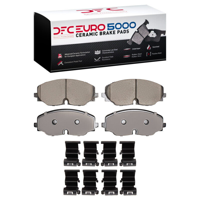 DFC 18-25 Volkswagen Atlas Cross Sport/Atlas (Mexico) Front Euro 5000 Ceramic Pads & Hardware Kit