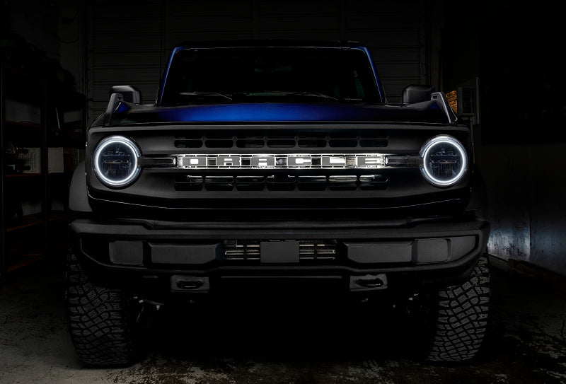 ORACLE Lighting Oracle 2021 Ford Bronco Base Headlight LED Halo Kit - White