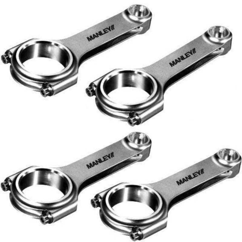 Manley Performance Manley Acura D16 (all) & ZC / Honda D16 (all) & ZC H-Beam Connecting Rod Set (Set of 4)