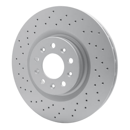 DFC 05-06 Ford GT Rear Drilled GeoSPEC Coated Rotor