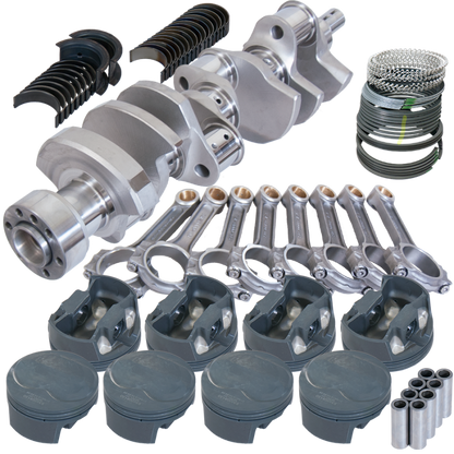 Eagle Chevy LT1 350 1Pc 3.750in Crank 6.000in I-Beam Rod 11cc Dome 4.060in Pistons Rotating Assembly