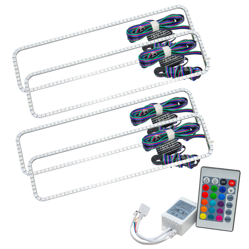 ORACLE Lighting Oracle GMC Yukon 92-99 Dual Halo Kit - ColorSHIFT w/ Simple Controller