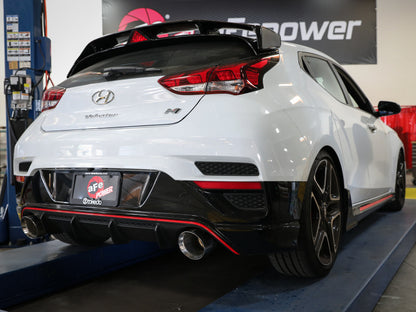 aFe Takeda Exhaust Cat-Back 19-20 Hyundai Veloster N 304SS Polished Dual Tips Exhaust