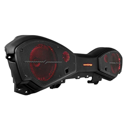DS18 2024+ JL/JLU/JT Jeep Overhead Soundbar w/ 2x 8in Speakers & 2x 3.8in Tweeters Included w/ LEDs