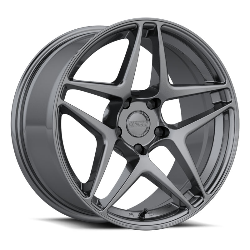 Kansei K15G Astro 19x9.5in / 5x112 BP / 35mm Offset / 66.6mm Bore - Gunmetal Wheel