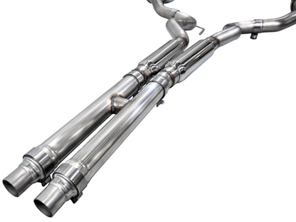 AWE Tuning 2024 Ford Mustang GT Fastback S650 RWD Touring Catback Exhaust w/ Dual Diamond Black Tips
