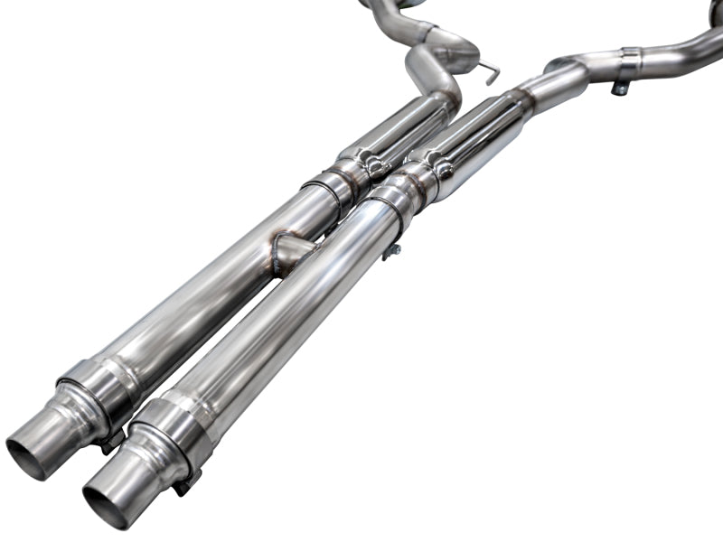 AWE Tuning 2024 Ford Mustang GT Fastback S650 RWD Touring Catback Exhaust w/ Dual Chrome Silver Tips