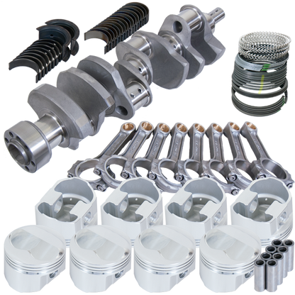 Eagle Chevy LT1 350 1Pc 3.750in Crank 5.700in I-Beam Rods 7cc Dome 4.030in Pistons Rotating Assembly