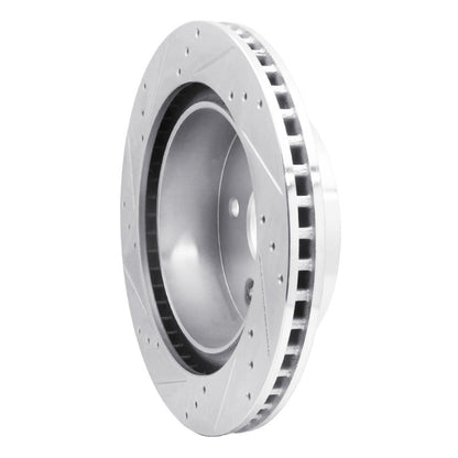 R1 Concepts R1 04-06 Dodge Ram 1500 Pickup Rear Right Drilled & Slotted Silver Brake Rotor