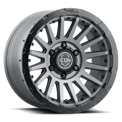 ICON Alloys Recon Pro Satin Charcoal - 18x9 / 6x5.5 / 25mm 6in BS