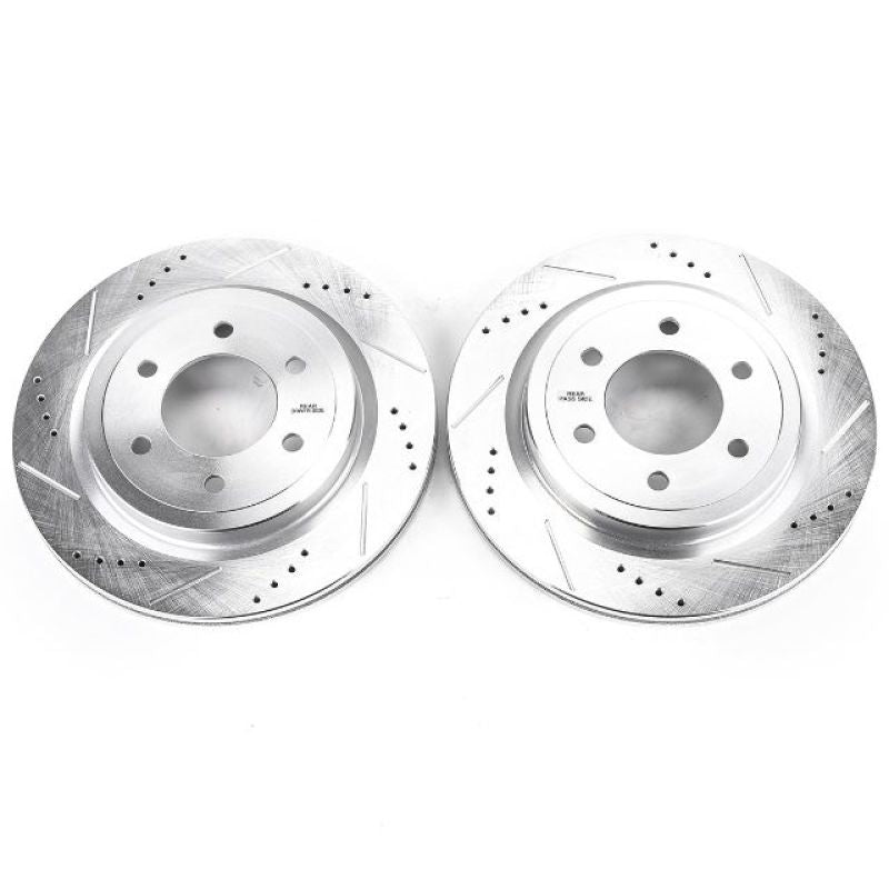 PowerStop Power Stop 18-19 Ford Expedition Rear Evolution Drilled & Slotted Rotors - Pair