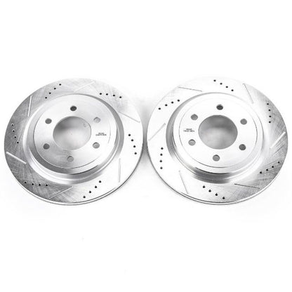 PowerStop Power Stop 18-19 Ford Expedition Rear Evolution Drilled & Slotted Rotors - Pair