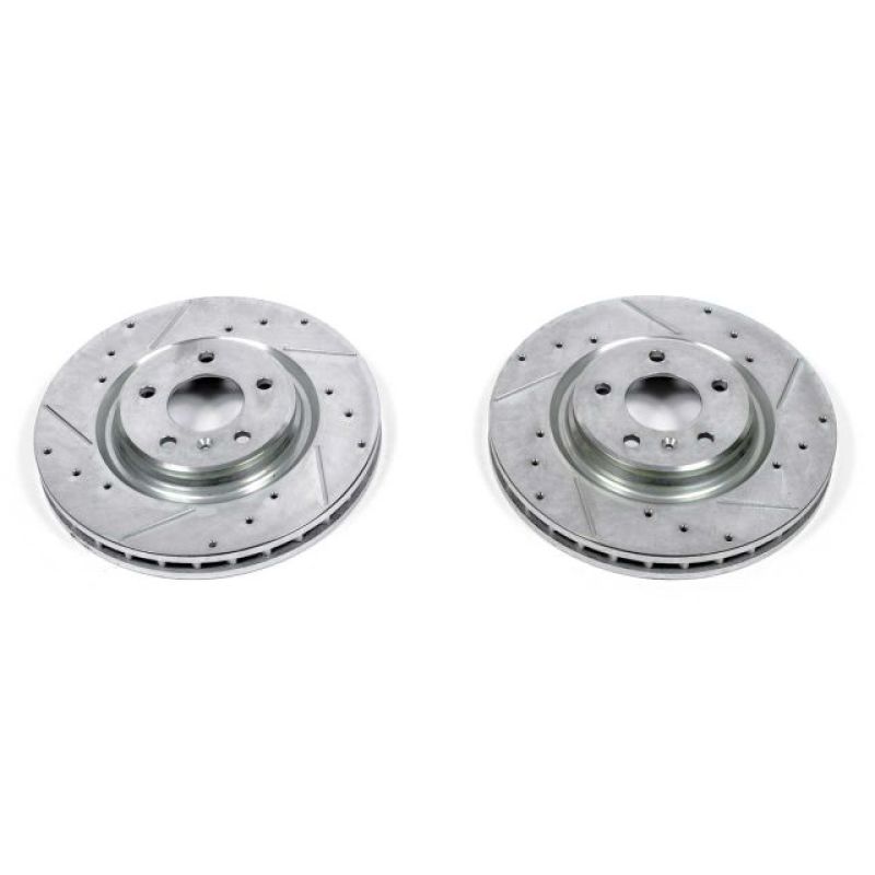PowerStop Power Stop 05-08 Pontiac Grand Prix Front Evolution Drilled & Slotted Rotors - Pair