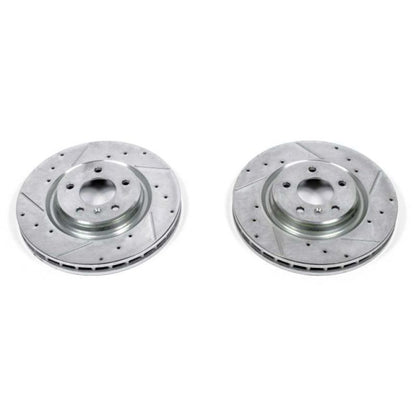 PowerStop Power Stop 05-08 Pontiac Grand Prix Front Evolution Drilled & Slotted Rotors - Pair