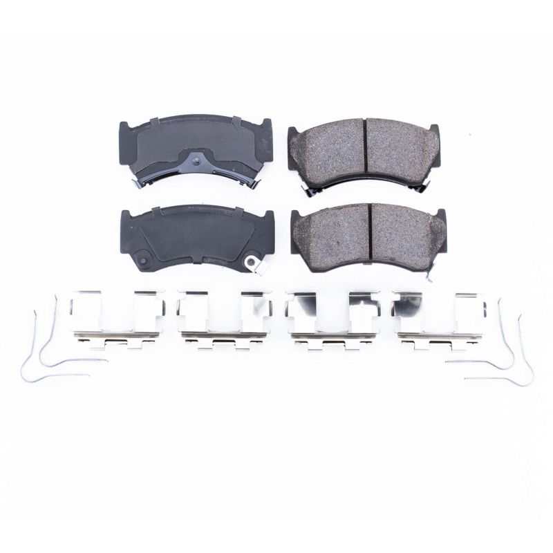 PowerStop Power Stop 95-98 Nissan 200SX Front Z17 Evolution Ceramic Brake Pads w/Hardware