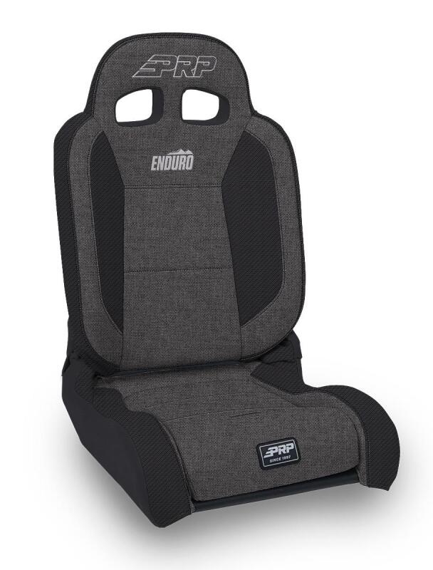 PRP Seats PRP EnduroDaily Reclining Suspension Seat - Black/Gray Tweed - Passenger