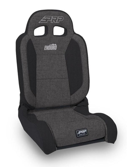 PRP Seats PRP EnduroDaily Reclining Suspension Seat - Black/Gray Tweed - Passenger
