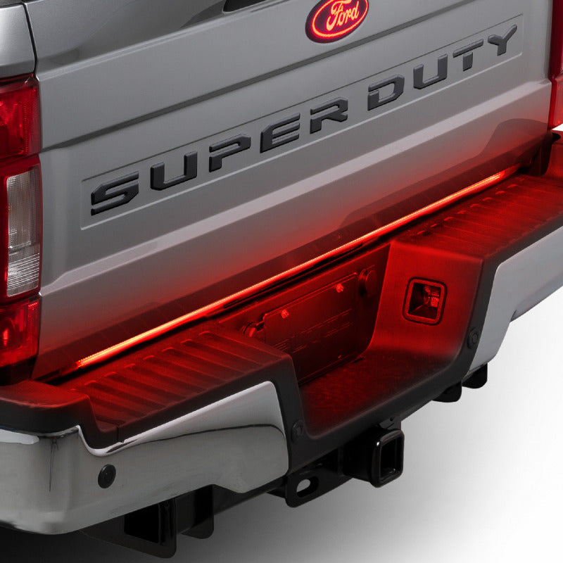 Putco 2024 Ford SuperDuty F-250 60In Direct Fit Red Blade Kit Tailgate Bars w/ LED Taillamps